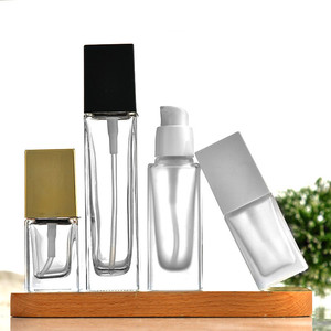 Flacon transparent givré de 15ml, 20ml, 30ml, 40ml, 60ml, 100ml - Product Image 2