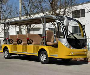 รถกอล์ฟไฟฟ้าคลาสสิคใหม่ สีสันปรับแต่งได้ เป็นมิตรกับสิ่งแวดล้อม สำหรับการท่องเที่ยว 4-17 ที่นั่ง - Product Image 3