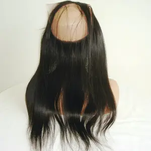 10a cheveux malaisiens vierges en gros non traités 360 fermeture frontale en dentelle avec des faisceaux perruques de cheveux humains bon marché avec fermeture à 360