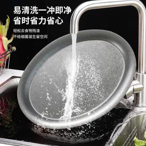 Oval Stainless Steel <b>Tray</b> 304 Solid Color Hotel Serving <b>Tray</b> <b>BBQ</b> Fruit Towel Use - Product Image 4