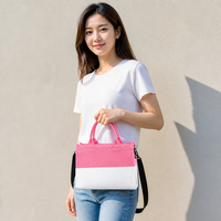 Sac fourre-tout personnalisé en toile de coton pour femme, motif lettres de luxe, écologique, sans BPA, certifié CE EN71, idéal pour le voyage