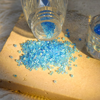 Strass en verre micro-diamants irisés scintillants de 1,2 mm, faits à la main, à dos pointu, en bouteille 3D, 2880 pièces, écologiques, vente chaude