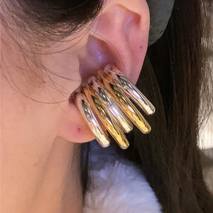 Magnetic Clip-On Earrings - Titanium Plated Fake Hoops, No Piercing Needed