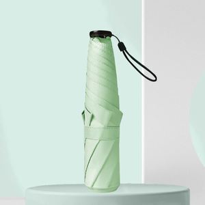 Parapluie pliant léger de qualité supérieure avec revêtement noir anti-UV, résistant aux intempéries, idéal pour les filles - Product Image 4
