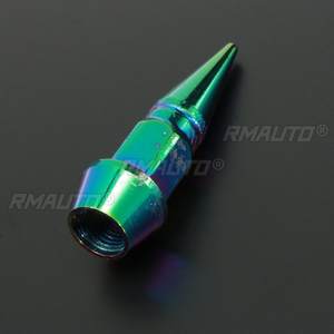 4 tapas de válvula de neumático de aluminio con pincho largo para coche, camión, bicicleta y motocicleta - Product Image 3