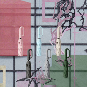 Parapluie pliable de haute qualité, portable, coupe-vent, anti-UV, protection contre la pluie et le soleil, ouverture et fermeture automatiques, cadeau d'affaires, double parapluie - Product Image 3