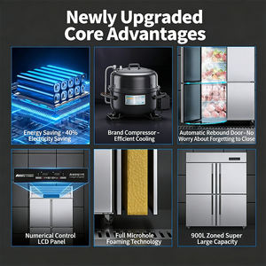 Congélateur commercial pour <span class=keywords><strong>boucherie</strong></span> <span class=keywords><strong>de</strong></span> qualité supérieure avec suspension <span class=keywords><strong>de</strong></span> viande, température unique, refroidissement par air, réfrigérateur commercial pour viande - Product Image 4