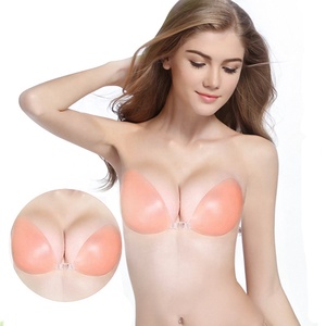 Coussin de <span class=keywords><strong>soutien</strong></span>-<span class=keywords><strong>gorge</strong></span> auto-adhésif en Silicone, Invisible, collant, Push-up, pour robe dos nu - Product Image 2