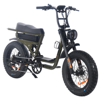 Vélo électrique 48v 15ah 25km/h 750w 20 pouces Pneu gras E-bike Vélo électrique Entrepôt AU Adulte Vélo de plage Fatboys Harlem