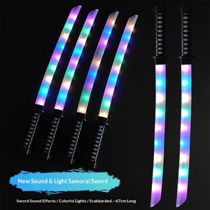 Espada Samurai Luminosa de 67CM con Funda, Efectos de Iluminación Dinámicos, Juguete Educativo para Niños, Venta al Por Mayor - Product Image 2
