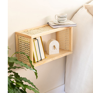 Étagère de rangement en bois blanche à 4 cubes, bibliothèque fonctionnelle, petites étagères de rangement en bois, organisation des épices, armoire à vin, boîte de 1 mm - Product Image 4