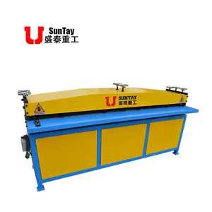 High Quality HVAC duct beading machine in U type grooves with high quality torn wheel duct making machine