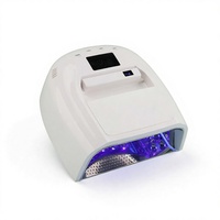 Lampe à ongles UV LED hybride professionnelle 2-en-1 128W sans fil, séchoir à ongles électrique portable, logo personnalisé, séchage rapide pour les ongles