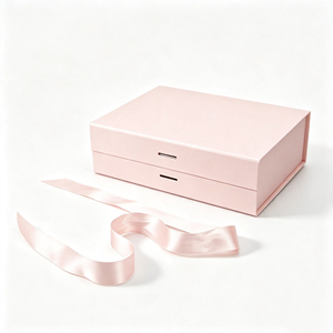 Boîtes en carton pliables de grande taille pour emballages cadeaux pour bébés, boîtes en papier magnétiques pour petites entreprises - Product Image 3