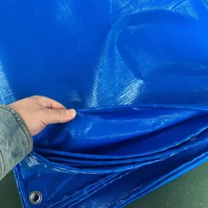 Manufacturer HDPE Tarpaulins Lorry Woven Green Poly Tarp Covers Waterproof Plastic Tarpaulin For Roof Camp Truck Cover