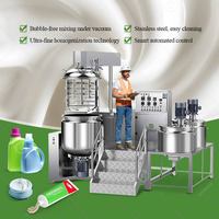 Emulsionner le miel sous vide Mélangeur à haut cisaillement Machine à homogénéiser la mayonnaise 50l 200l 500l 1000l avec levage