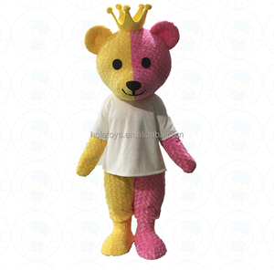 Costumes de mascotte d'<span class=keywords><strong>ours</strong></span> personnalisés Hola / Costumes de mascotte d'<span class=keywords><strong>ours</strong></span> en peluche rose - Product Image 6