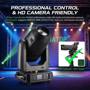 Projecteur de scène professionnel 600W LED à tête mobile, système de couleurs linéaires CMY CTO, fabrication OEM pour concerts et événements <span class=keywords><strong>DJ</strong></span> - Product Image 5