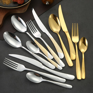 Star Diamond Stainless Steel Cutlery Set 20-40 <b>Pcs</b> Dishwasher Safe For Catering Steak Knife Fork Dessert Spoon - Product Image 2