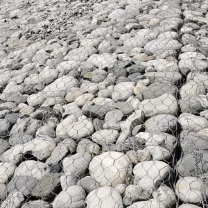 Cestas de Gabión de Malla Expandida de <span class=keywords><strong>Alambre</strong></span> de Hierro <span class=keywords><strong>Galvanizado</strong></span> en Caliente, de Larga Duración, 1mx1mx2m, para Protección de Rocas Rellenas de Piedras - Product Image 3