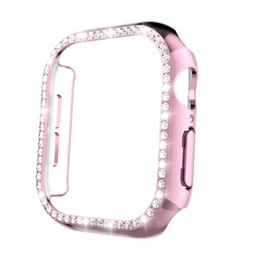 Caja de Reloj de Lujo con Marco de Diamantes para Apple Watch Serie 10, 42mm 46mm, Caja Brillante, Caja Hueca para Mujer - Product Image 2