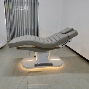 Luxury <strong>Salon</strong> Equipment Furniture Gold Spa Curve Massage Table Set Modern Lay Down Eyelash Facial Bed for <strong>Beauty</strong> Clinics - Product Image 3