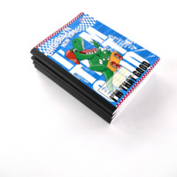 Carnet de notes simple Henry B5, couleurs variées, reliure cousue, couverture souple, 100 feuilles, papier écologique
