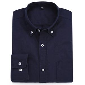 <span class=keywords><strong>Camisa</strong></span> de algodón <span class=keywords><strong>Oxford</strong></span> de gran tamaño para hombre con logotipo personalizado, gran oferta, camisas de vestir de manga larga en blanco para hombre - Product Image 5