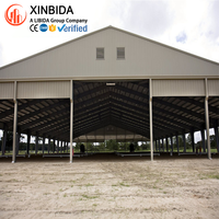 Bâtiment préfabriqué en acier pour écurie de chevaux, structure métallique, hangar pour l'entraînement des chevaux