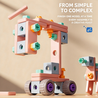 Kit de montage de vis DIY de 146 pièces avec outils et pièces de construction, et étui de rangement portable – Jouet de construction créatif, cadeau, vente en gros