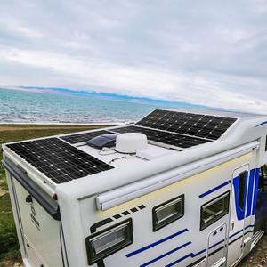 卸売 100W ソーラー アウトドア 旅行 キャンプ ポータブル ソーラーパネル 屋外 RV マリン用 - Product Image 1