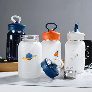 Vasos de agua esmerilados para hombre y mujer, vasos creativos de gran capacidad para astronauta, estudiantes, con portavasos, gafas aisladas, <span class=keywords><strong>2022</strong></span> - Product Image 4