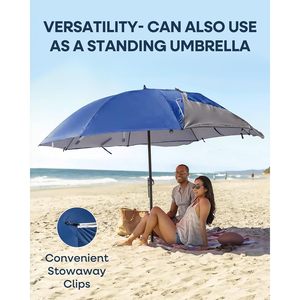 ที่กำบังร่มกีฬา-brella รอบปฐมทัศน์ XL UPF 50 + XL สำหรับกันแดดและชุดป้องกันฝนรอบปฐมทัศน์ - Product Image 5
