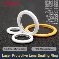 Anneau d'étanchéité de lentille laser pour fenêtres de protection, joint à ressort, compatible Raytools, Precitec, Bodor, WSX, Ospri, BT210/BT240S/Procutter/Lightcutter