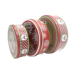 Custom Christmas Round 3 Set <strong>Cake</strong> <strong>Tin</strong> - Product Image 1