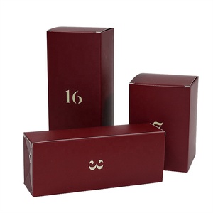 Eco Friendly Customized Printed Easy Assemble Various Specifications <strong>Red</strong> Packaging Paper <strong>Box</strong> With Lids for Gift Craft - Product Image 6