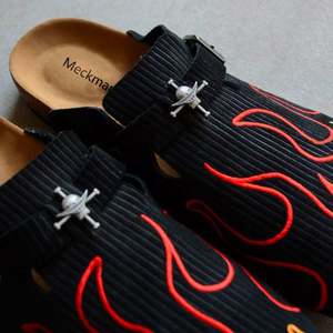 Pantuflas de Corcho para Hombre y Mujer, Zuecos Cómodos, Zapatos Suaves para Casa y Exterior, Pantuflas Casuales de Piel de Ciervo - Product Image 3