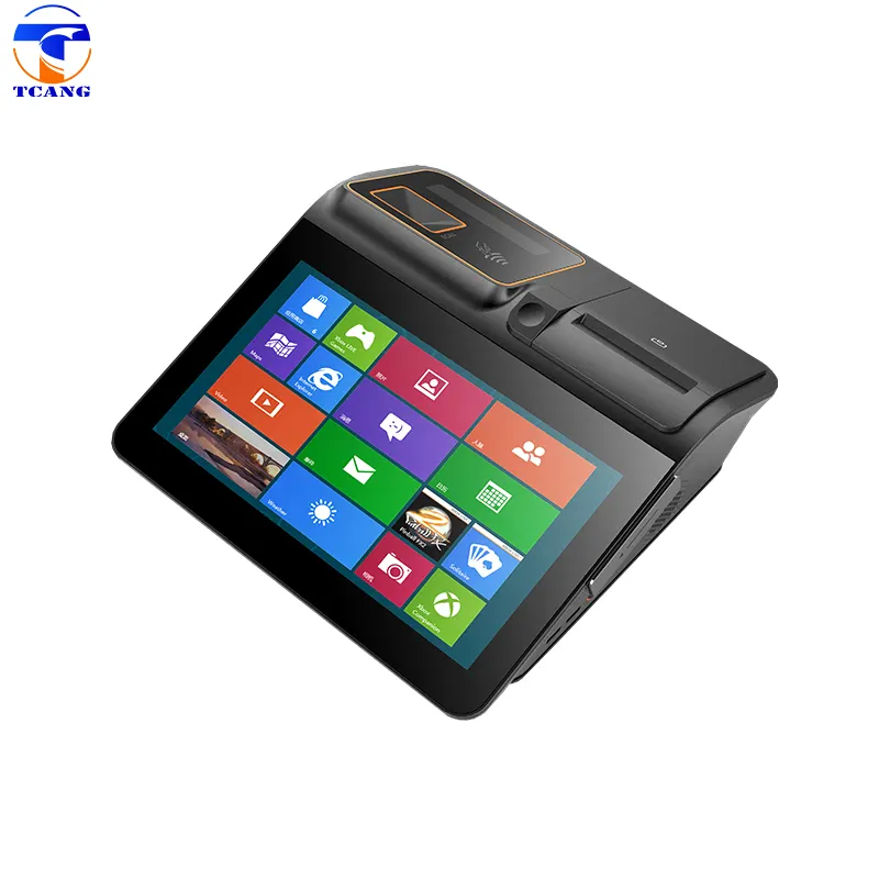 All In One Pos System 11.6 Inch Tablet pos Touch Screen Android Windows Cash Register pos Machines With Printer OEM/ODM Custom
