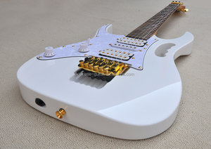 Flyoung Chitarra Elettrica per Mancini Ponte Floyd Rose Hardware Dorato Tastiera in Palissandro Realizzata su Misura - Product Image 4