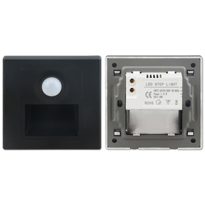 Cảm biến chuyển động trong nhà <span class=keywords><strong>LED</strong></span> lõm cầu thang tường ánh sáng phong cách vuông cho phòng khách sạn góc vuông cho hành lang cầu thang bước - Product Image 1
