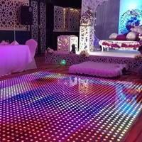 Achetez un sol de danse disco magnétique lumineux, éclairage DJ, sol de danse vidéo numérique à LED pour mariage