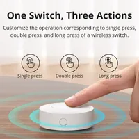 Interrupteur sans fil Sonoff Zigbee, bouton intelligent SNZB-01P pour la domotique, contrôleur de scène à distance, application EWeLink, Alexa, Home Assistant