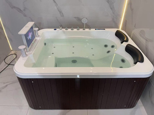 <span class=keywords><strong>Jacuzzi</strong></span> extérieur <span class=keywords><strong>pour</strong></span> 8 personnes avec panneau de commande, tapis à bulles, pompe et couverture - Product Image 3
