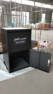 Biểu tượng tùy chỉnh gói lớn Giao hàng bưu kiện hộp thư thả kim loại an toàn gói hộp giao hàng - Product Image 6