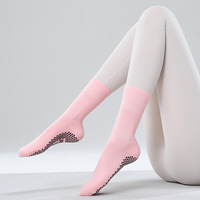 Calcetines de Yoga Profesionales para Mujer, de Alta Calidad, Ecológicos, de Algodón, con Tiras Antideslizantes, Transpirables, de Cinco Dedos