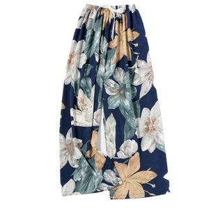 Phụ Nữ Thời Trang Mùa Hè Lỏng Lẻo Quần Bow Đàn Hồi Eo Quần Chân Rộng Quần Nhà Giản Dị Đồ Ngủ Phụ Nữ Hoa In Đồ Ngủ Quần - Product Image 2