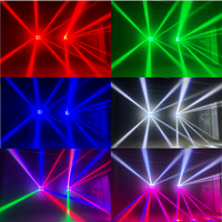 Lumière LED Spider à faisceau mobile 8x15W 4 en 1 RGBW pour DJ Bar Strobe Effets de scène Éclairage de scène haut de gamme