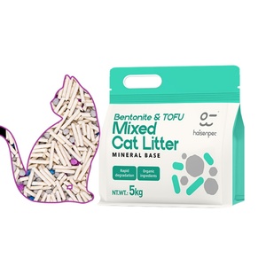 Arena para Gatos de Marca de Fabricante al por Mayor, Ecológica, Baja en Polvo, Hipoalergénica, Fuertemente Desodorizante, Absorbente de Agua, Mezcla de Tofu y Bentonita - Product Image 1