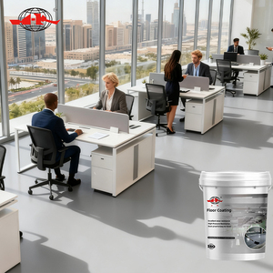 Sellador de Concreto <span class=keywords><strong>Autonivelante</strong></span>, Revestimiento Epóxico para Pisos, Acabado de Piso de Estilo Moderno, Sistema de Piso de Partículas, Diseño para Estudio, Área de Recepción - Product Image 3