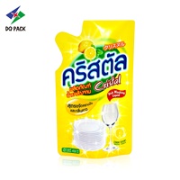 Nouvelle pochette en plastique d'impression de conception pochette debout 500g 1L 2L 3L 5L sac d'emballage de détergent de savon liquide à vaisselle